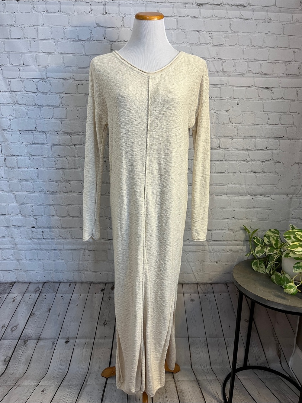 Free People FB Beach Bri Maxi Knit Sweater Dress - Picture 4 of 9